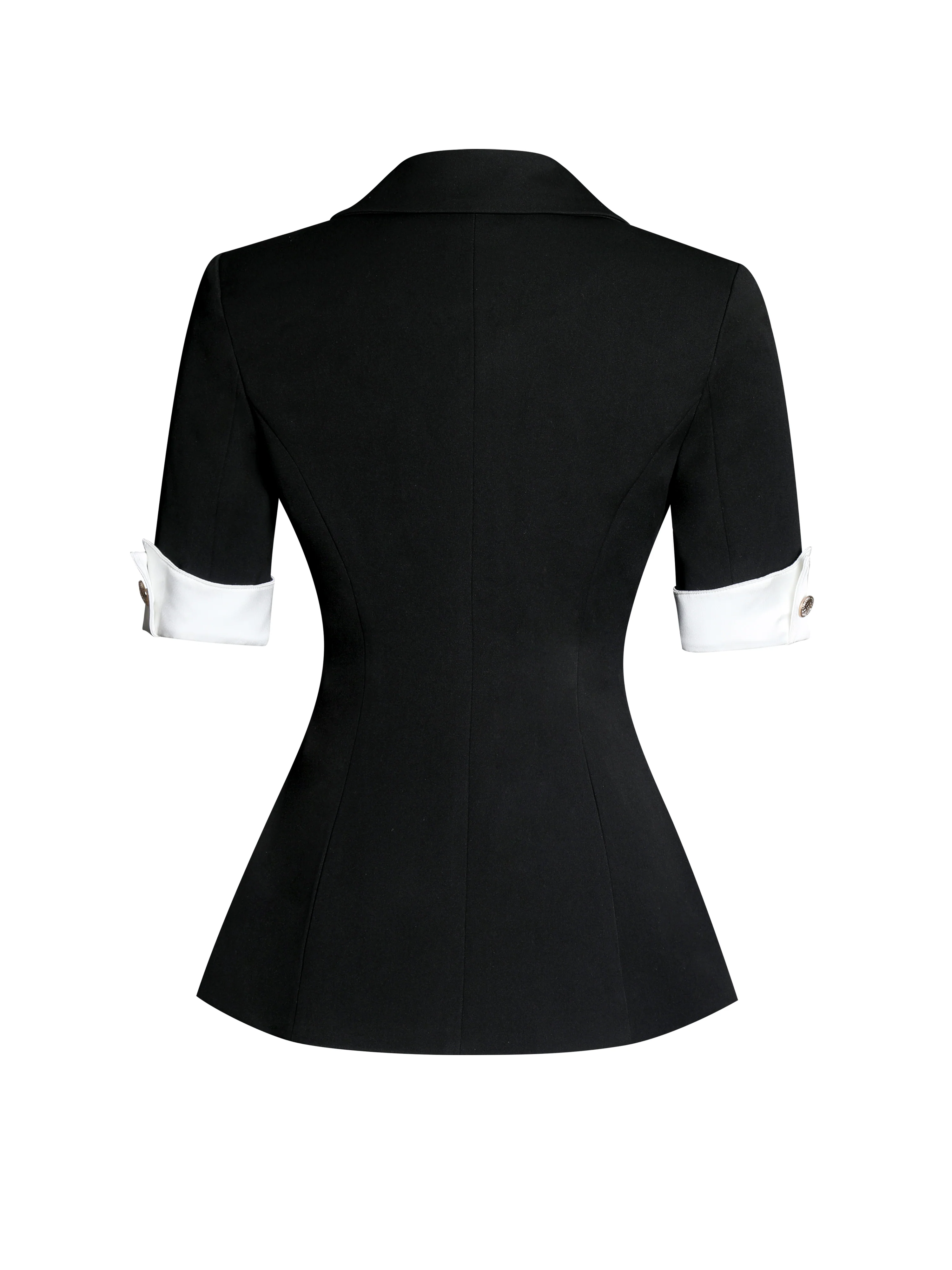 Aleena Short Sleeve Business Casual Blazer - Image 11