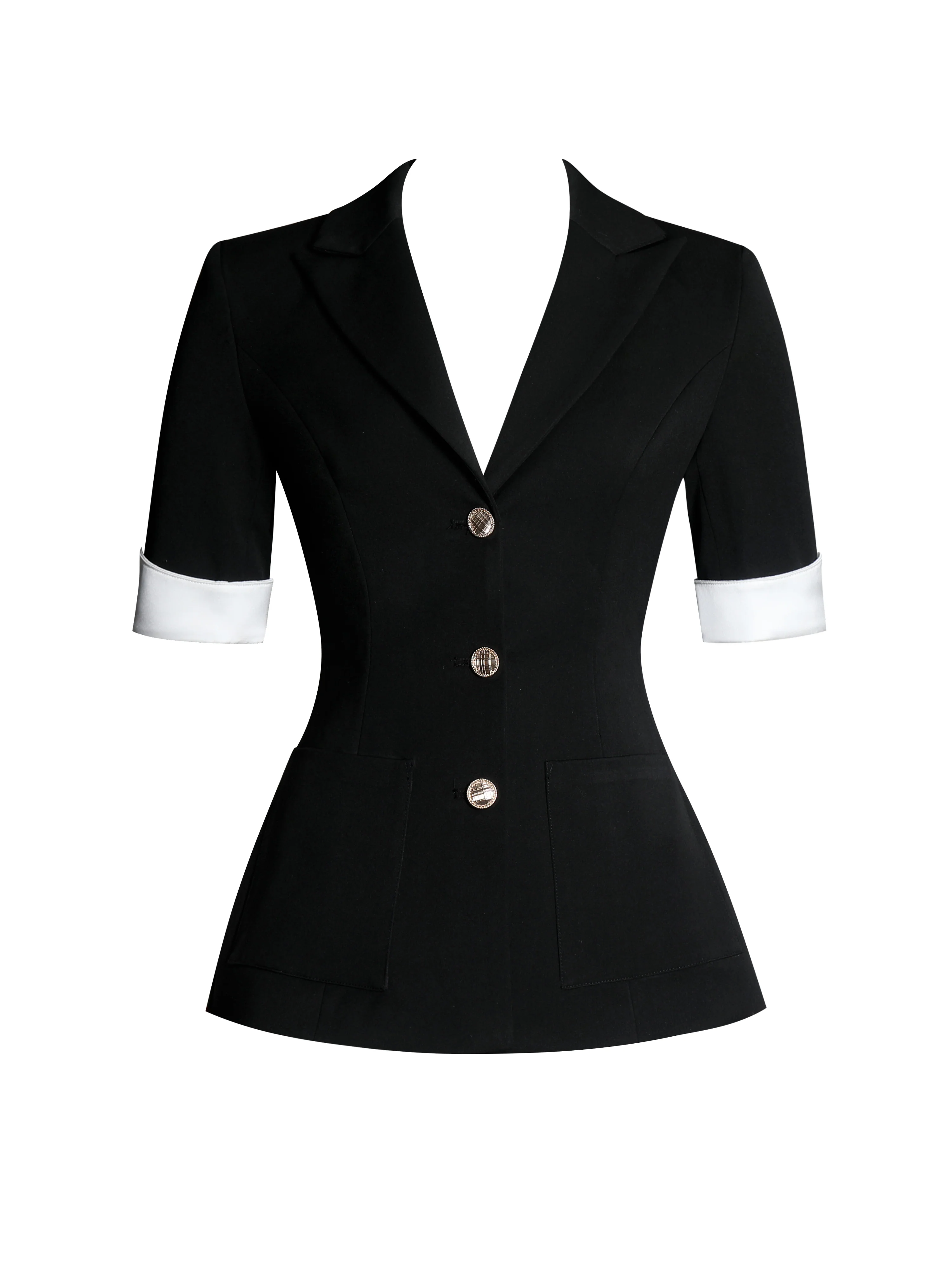 Aleena Short Sleeve Business Casual Blazer - Image 9