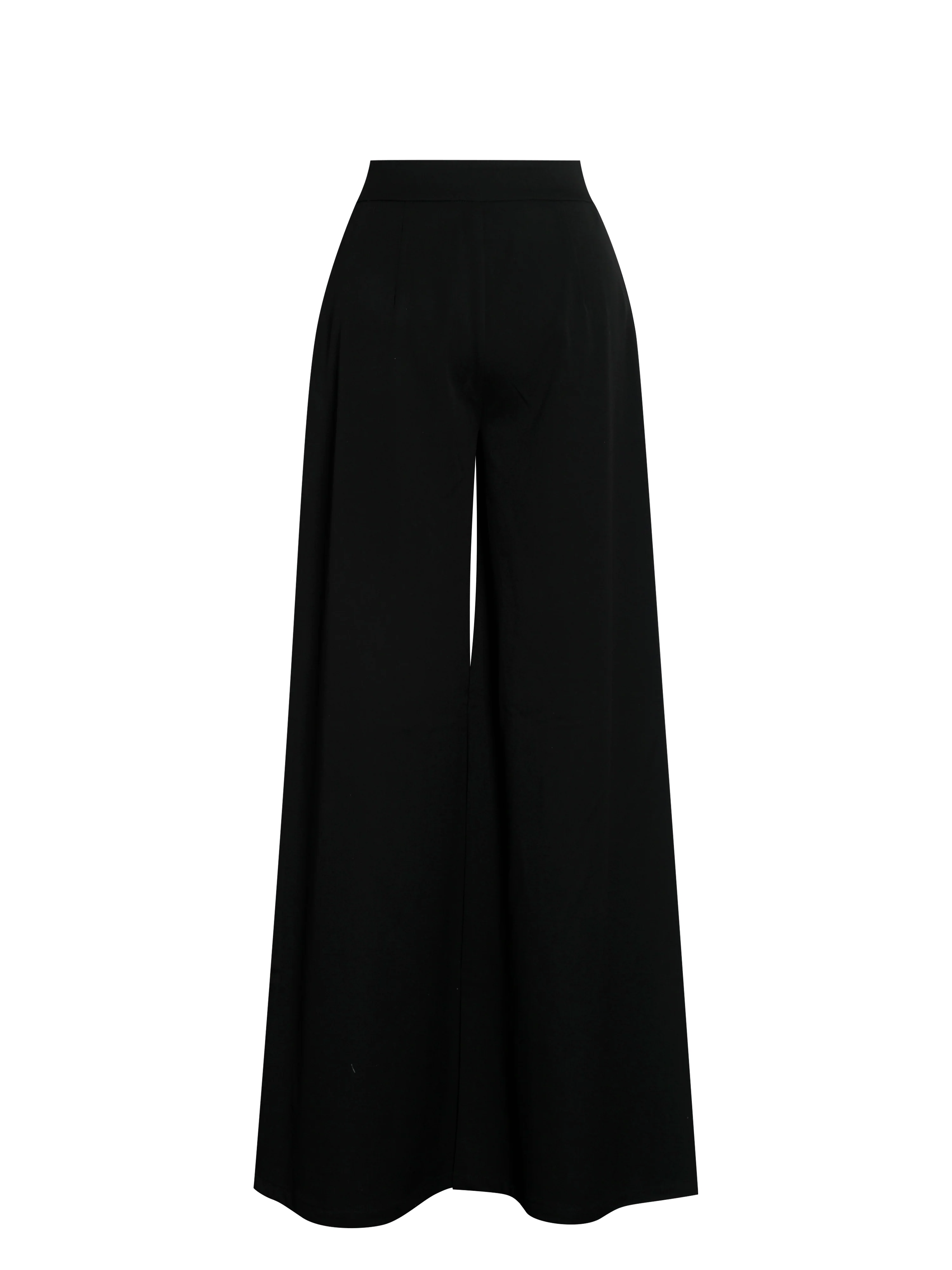 Aleeza Black Wide Leg Suit Pants - Image 10