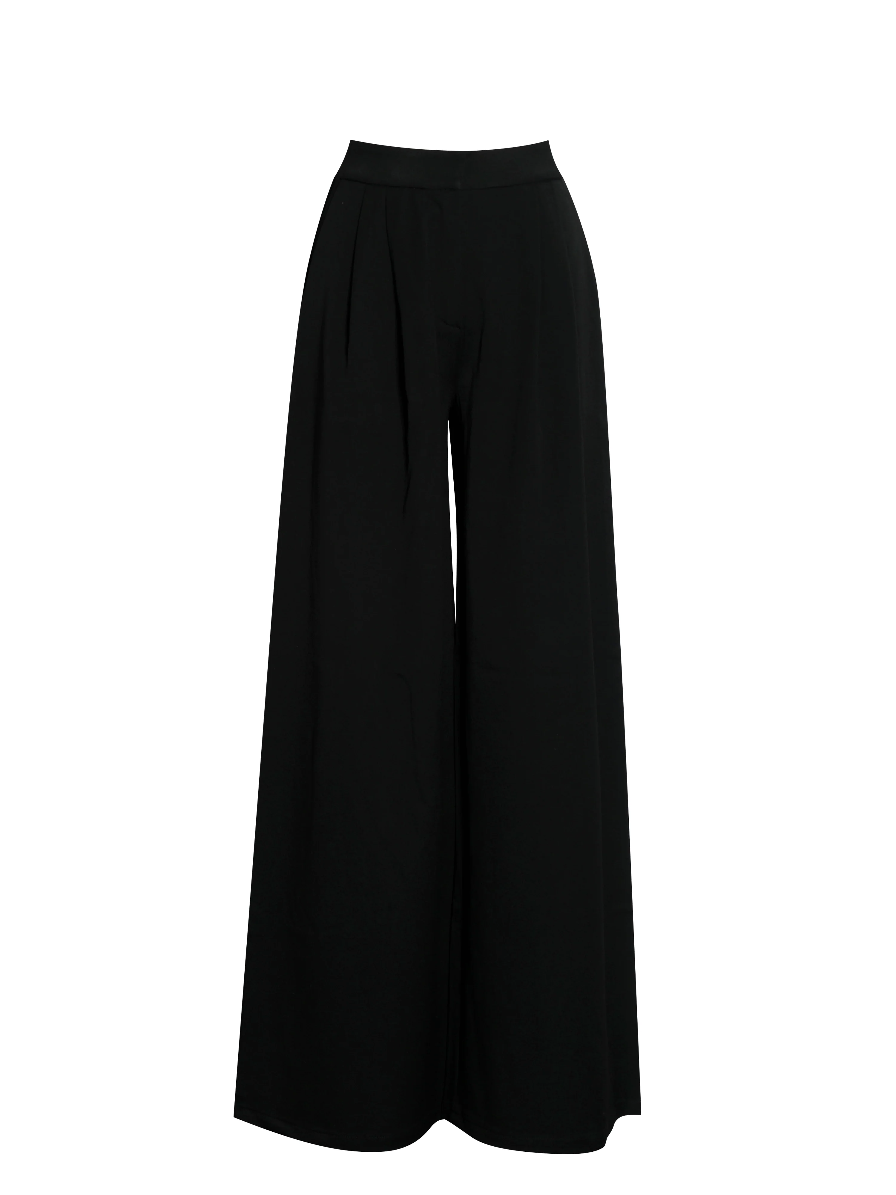 Aleeza Black Wide Leg Suit Pants - Image 8