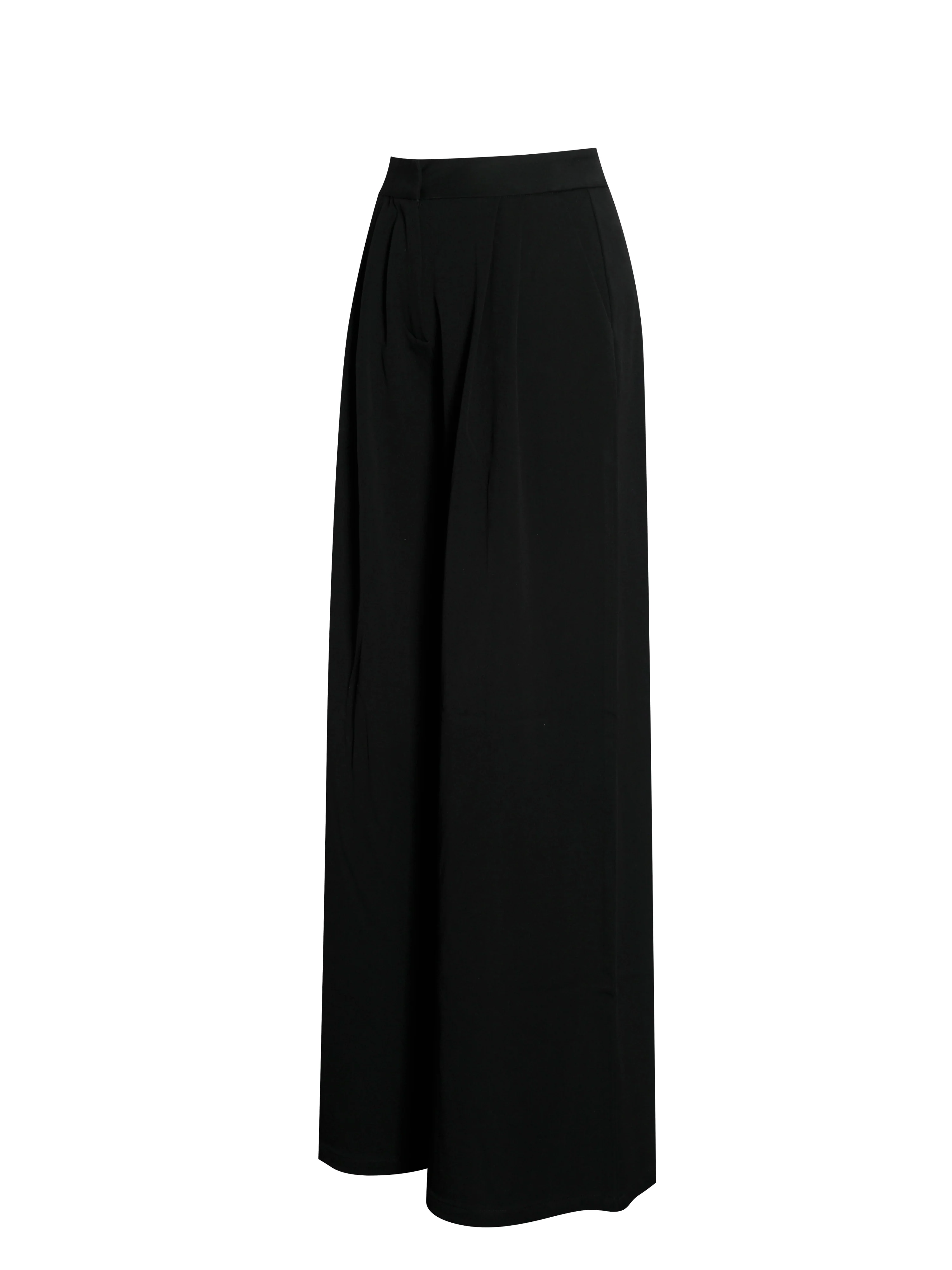Aleeza Black Wide Leg Suit Pants - Image 9