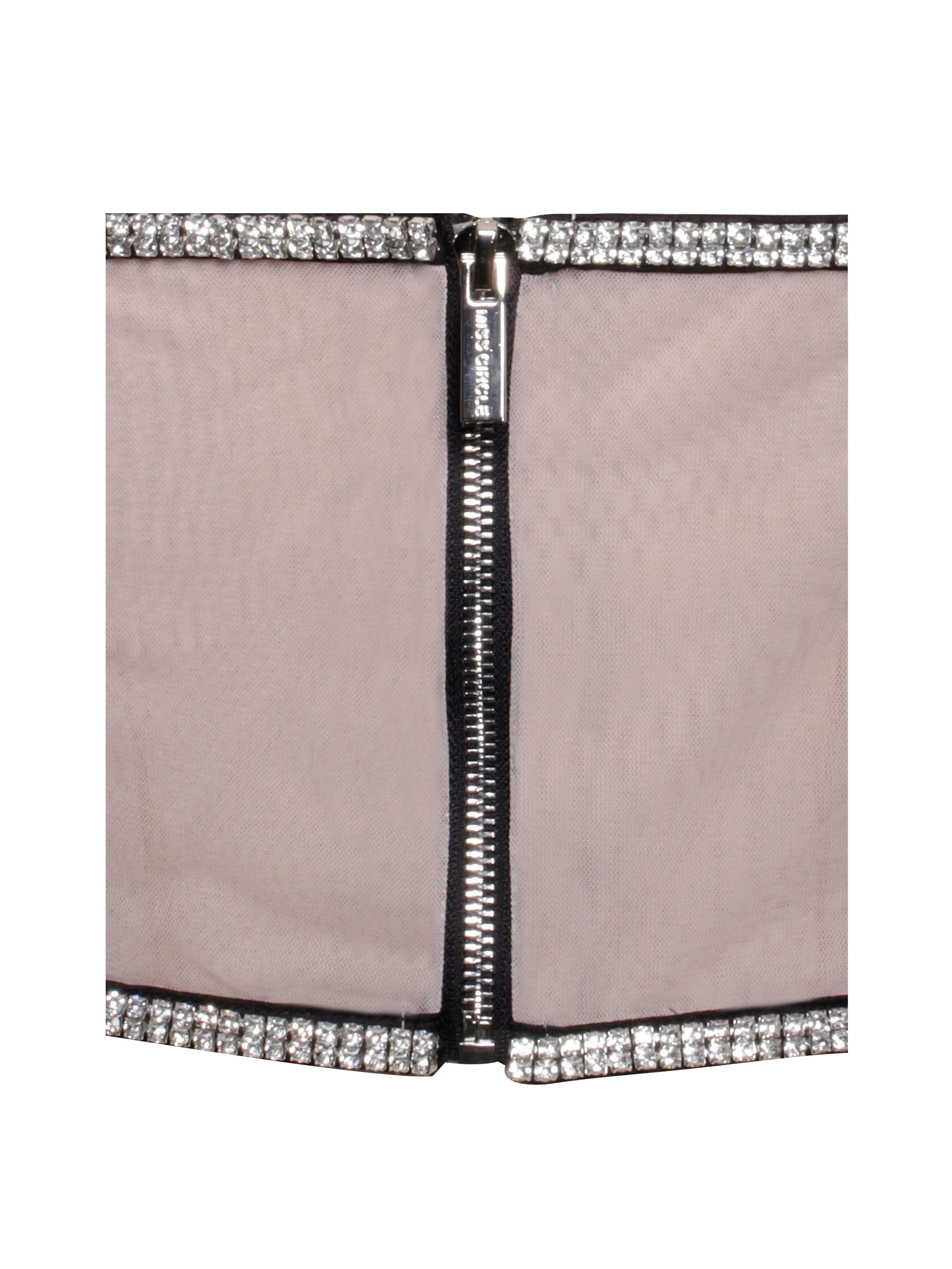 Cadence Black Satin Crystal Embellished Corset Dress - Image 14