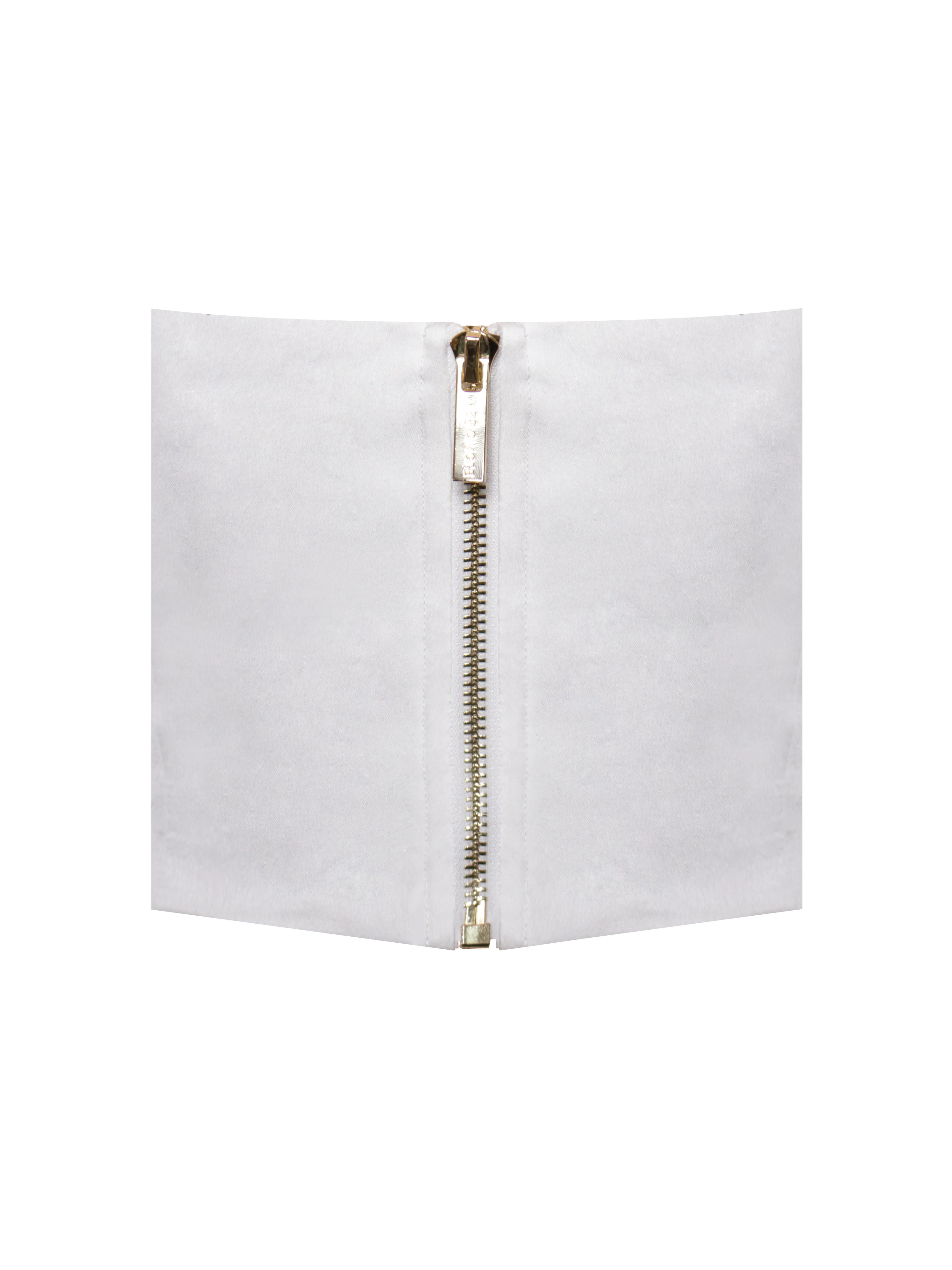 Everly White Lace Satin Corset Top - Image 11