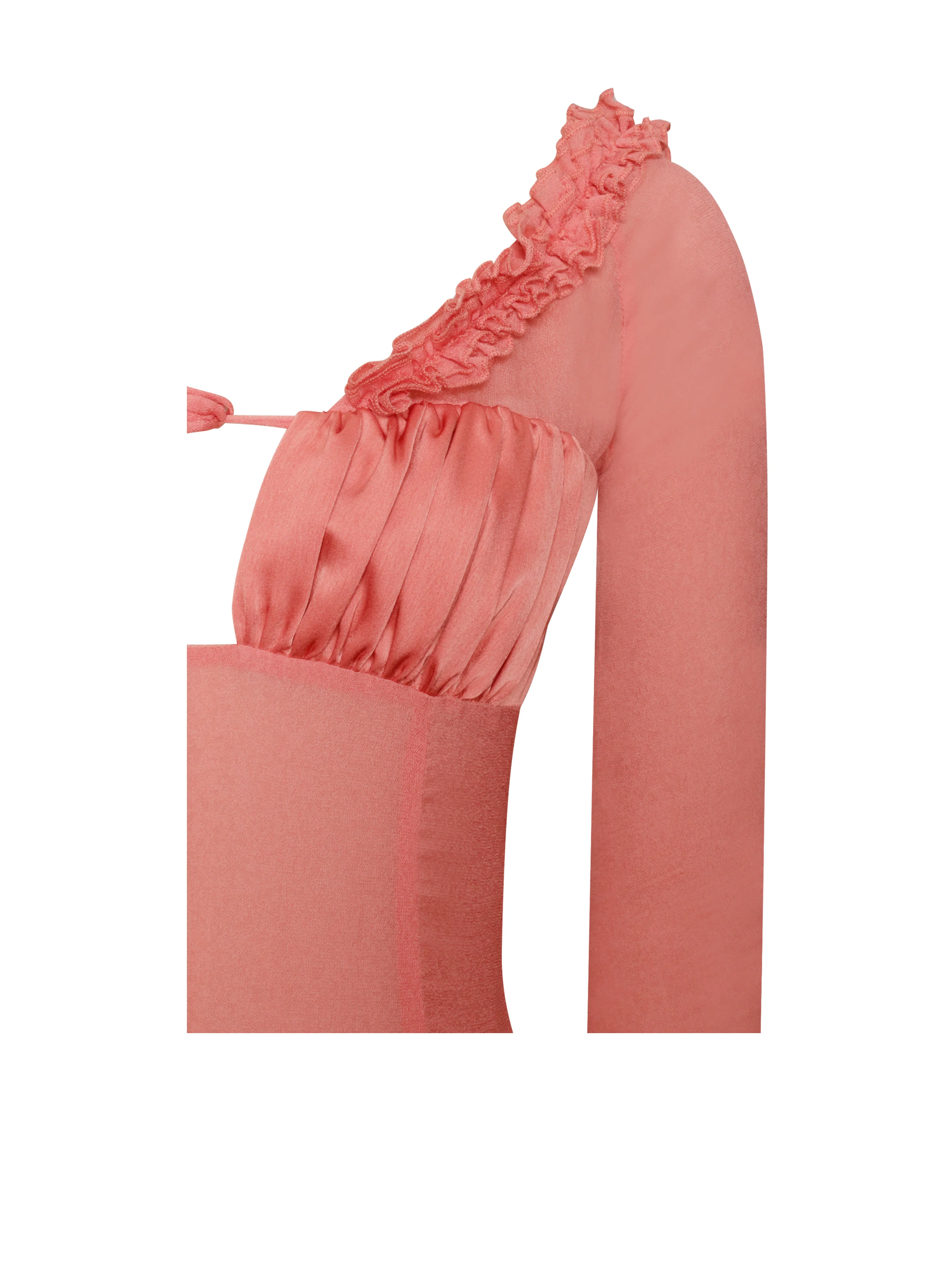 Fiorella Rosy Mauve Satin Rayon Midi Dress - Image 15