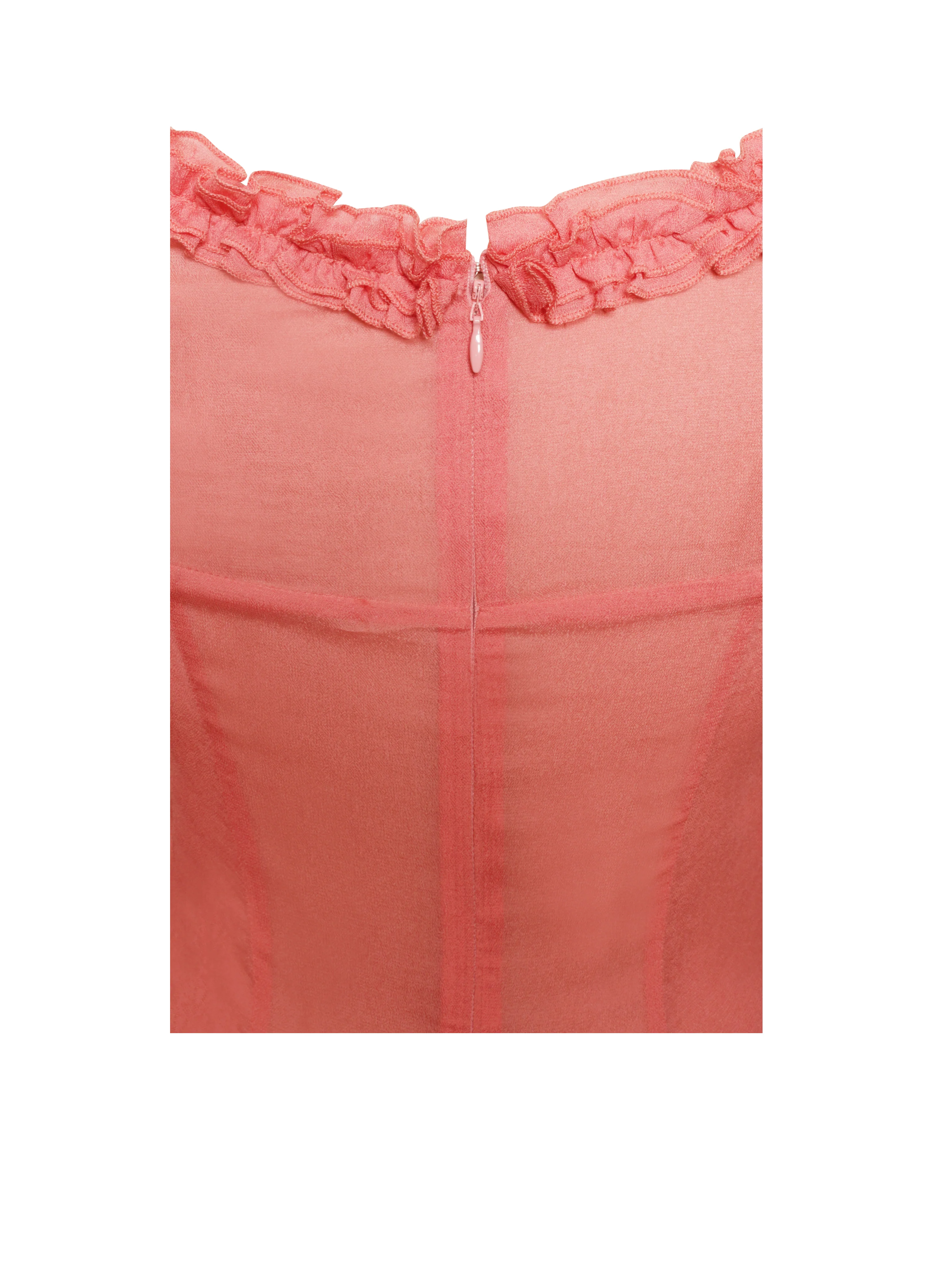 Fiorella Rosy Mauve Satin Rayon Midi Dress - Image 16