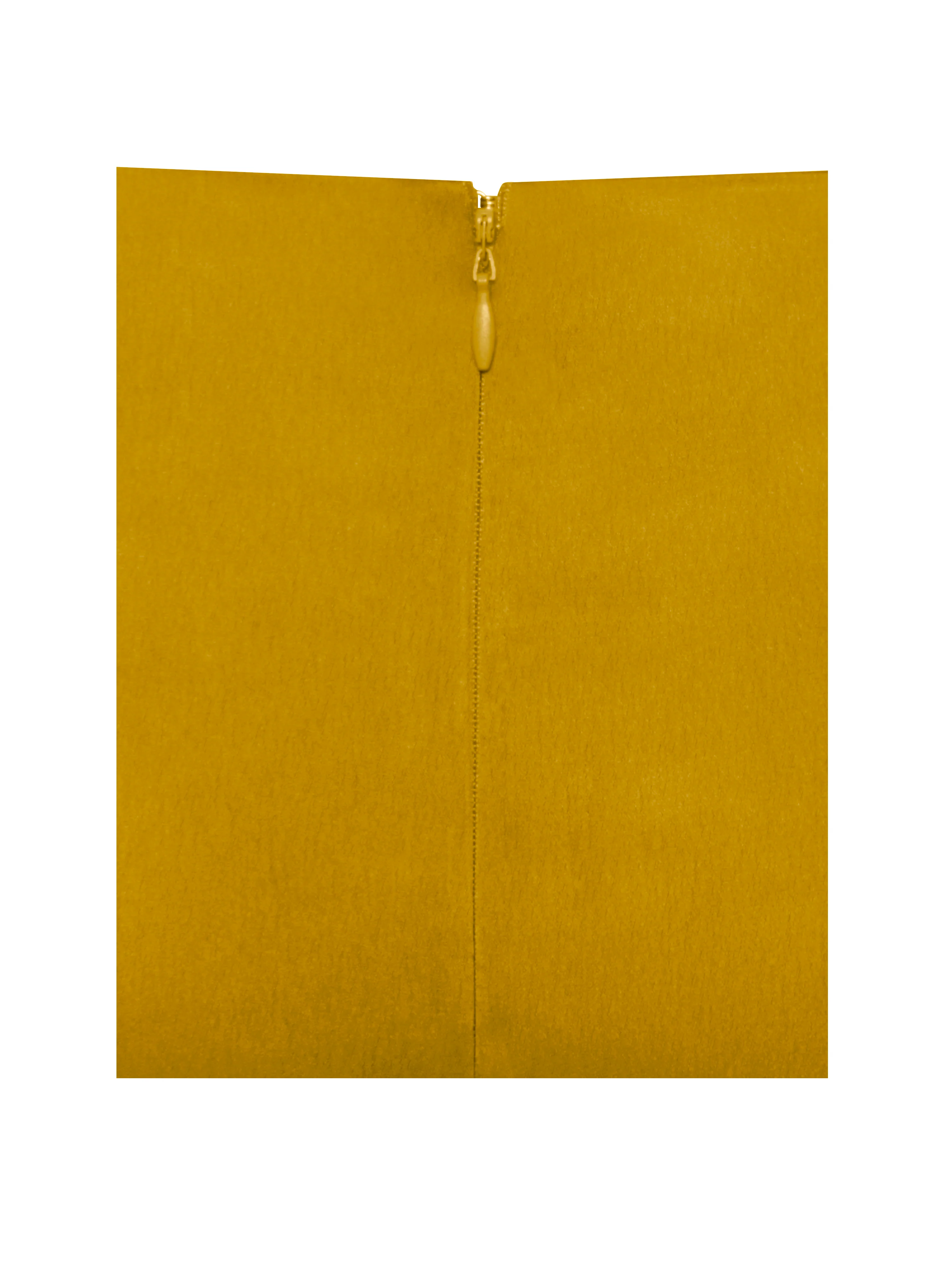 Ivona Gold Halter Neck Double Duchess Satin Gown - Image 14