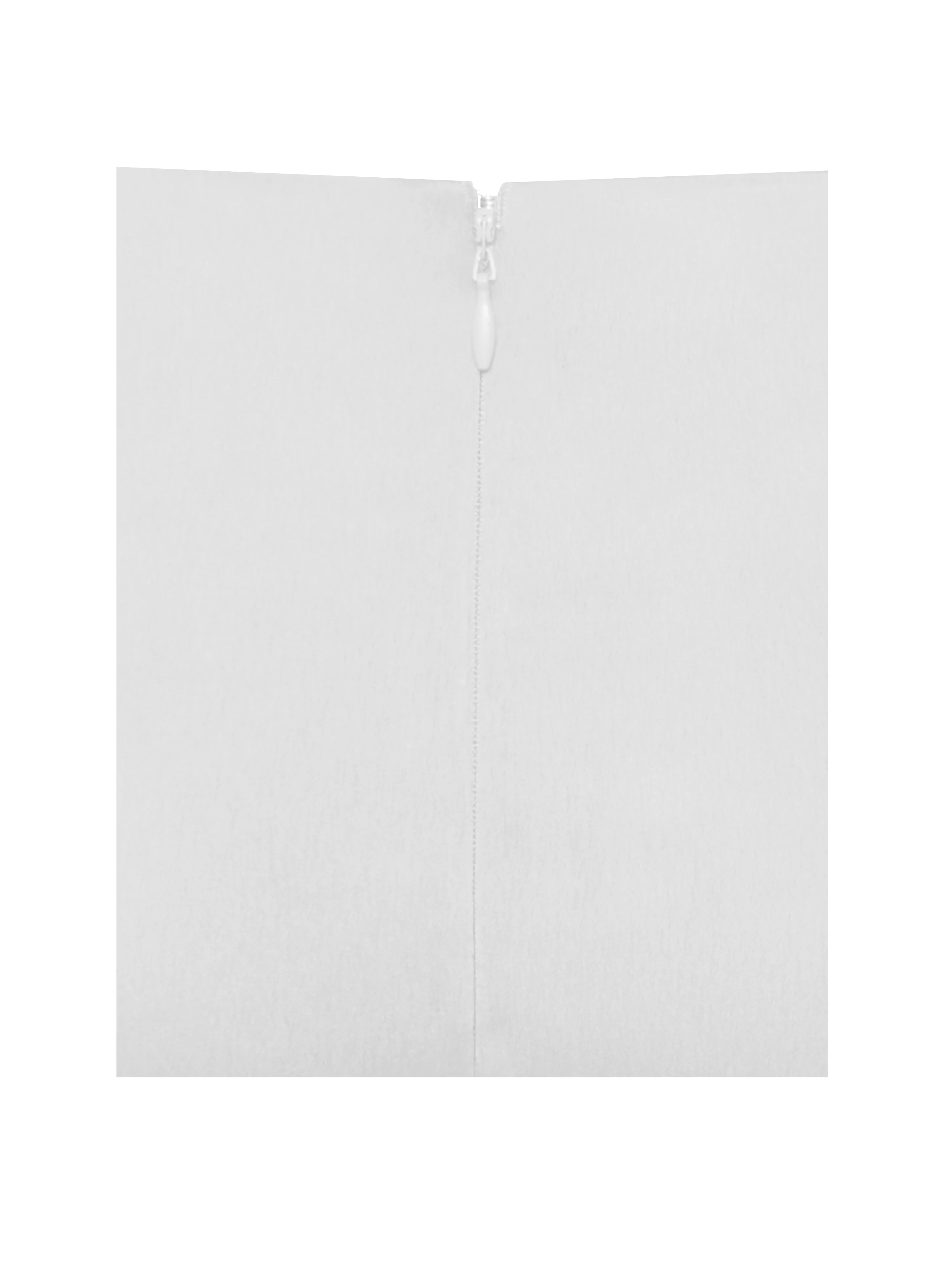 Ivona White Halter Neck Double Duchess Satin Gown - Image 9