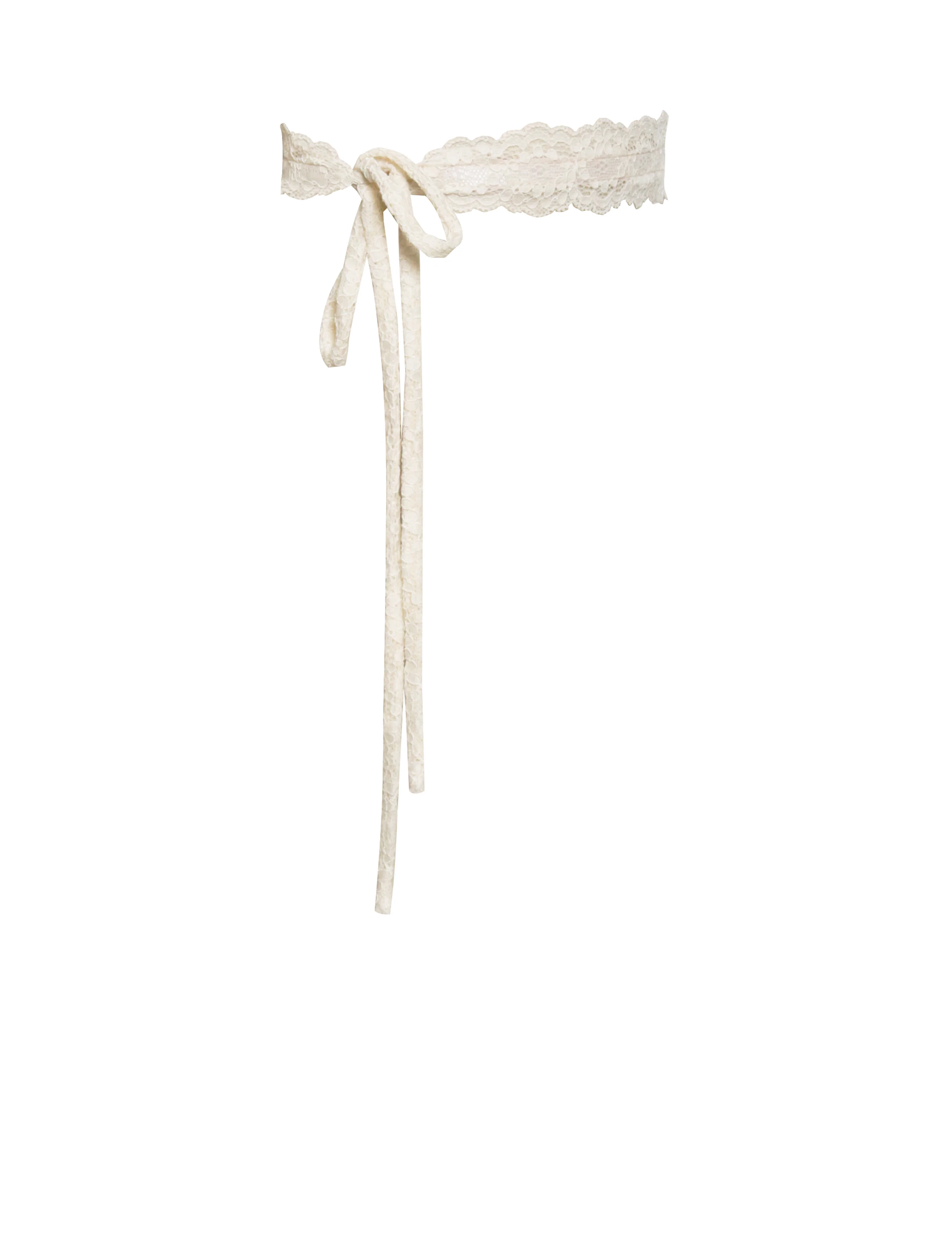 Beige Lace Luxe Leg Garter - Image 13