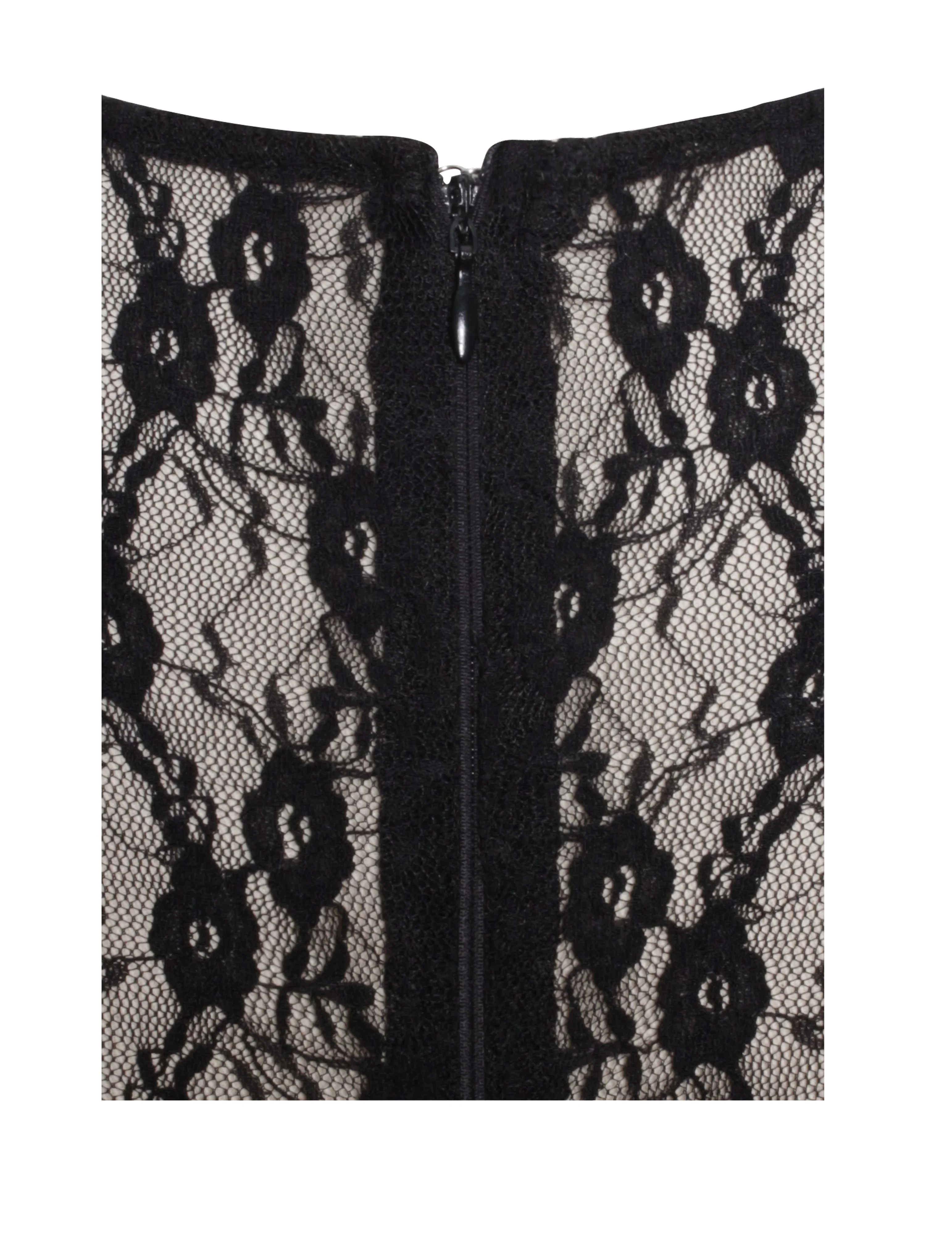 Maisie Black Lace Long Sleeve Bodysuit - Image 12
