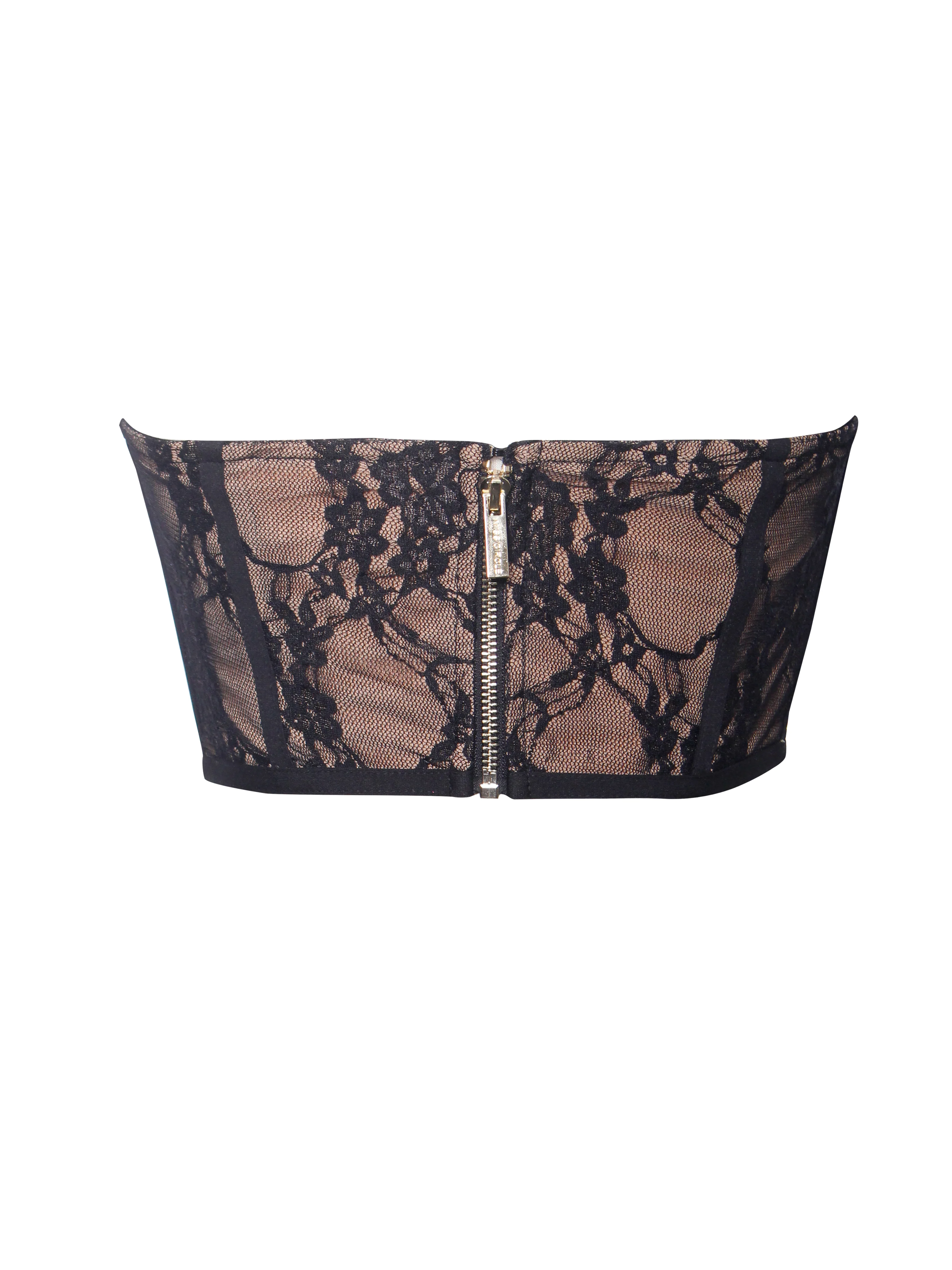 New Romantics Black Lace Corset Top - Image 8