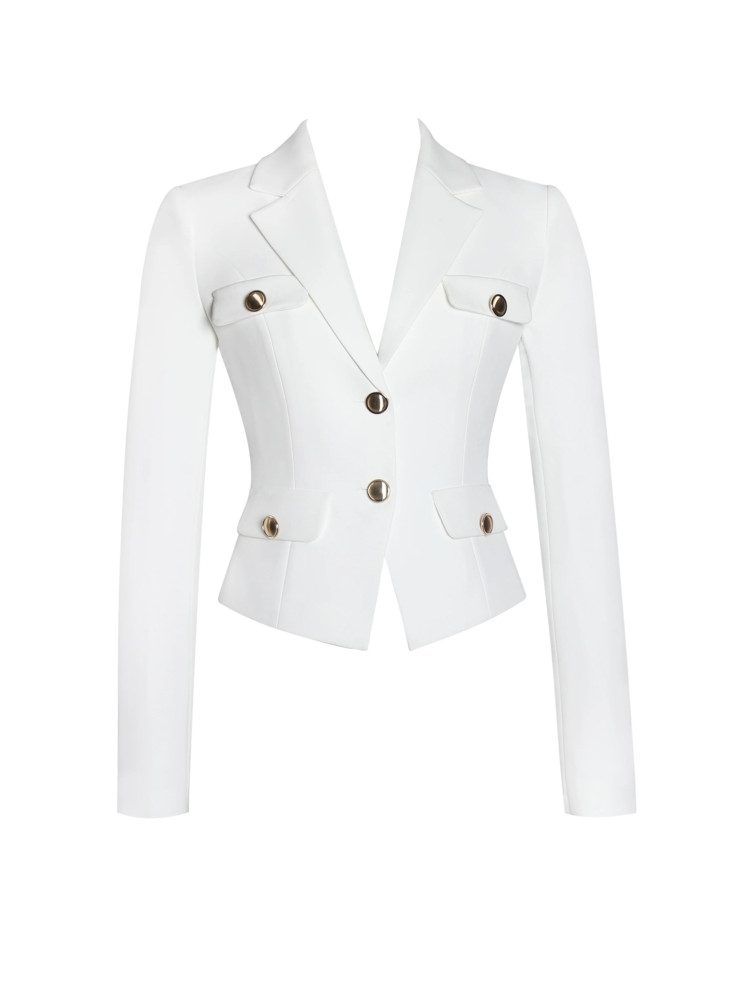 Oakley White Preppy Style Blazer Jacket - Image 9