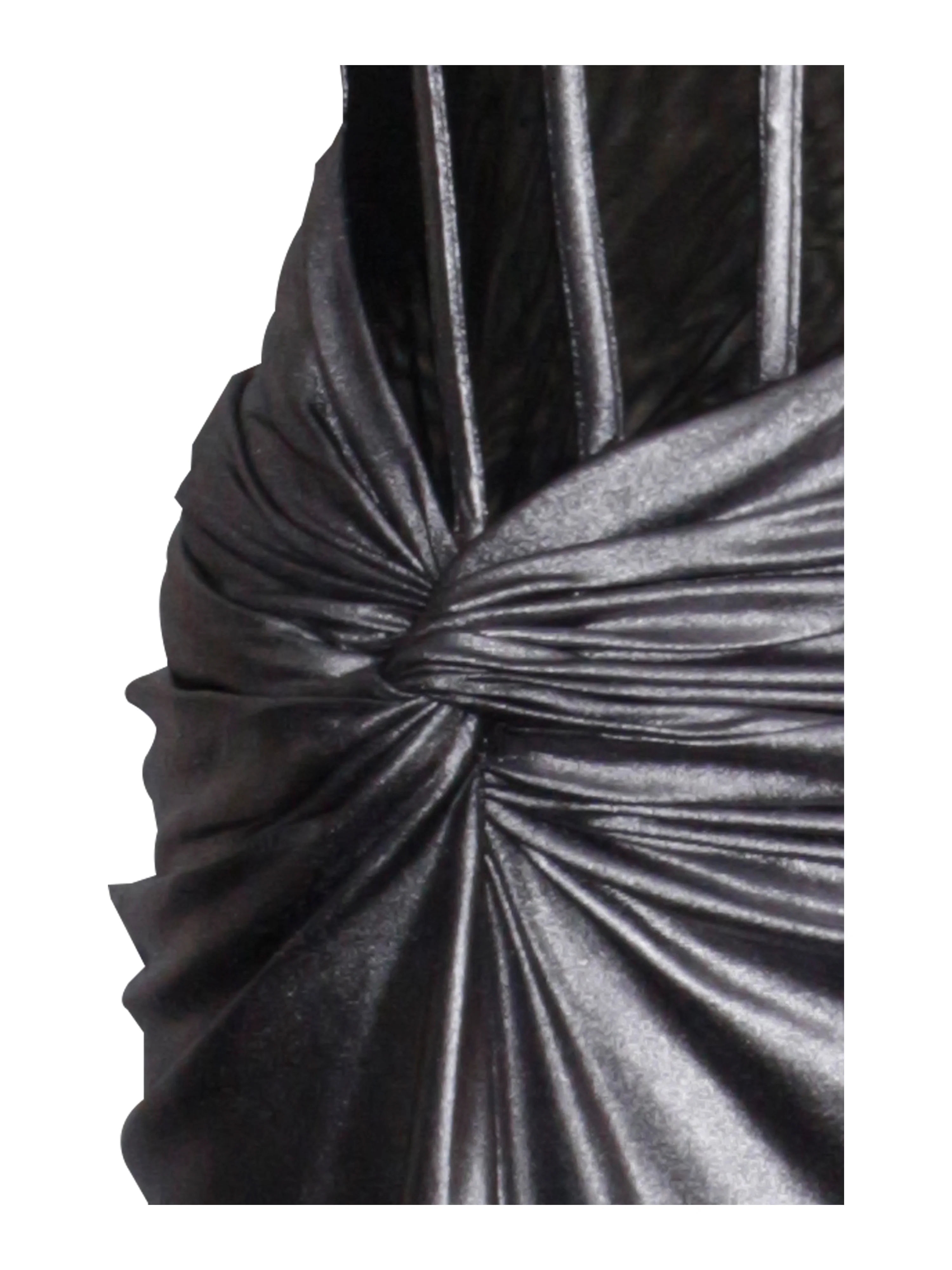 Odessa Silver Metallic Corset Maxi Dress - Image 12