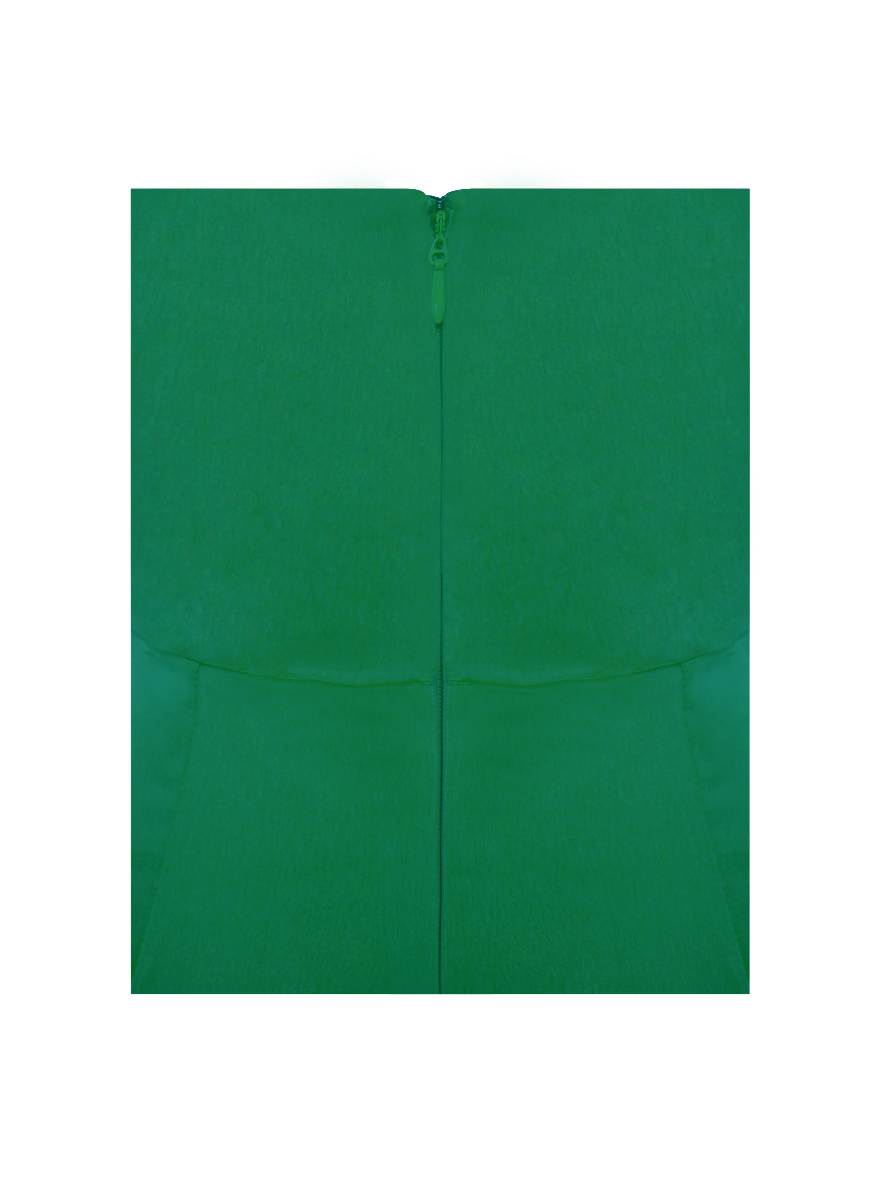 Perrin Emerald Green Feather Dress High Slit Gown - Image 16