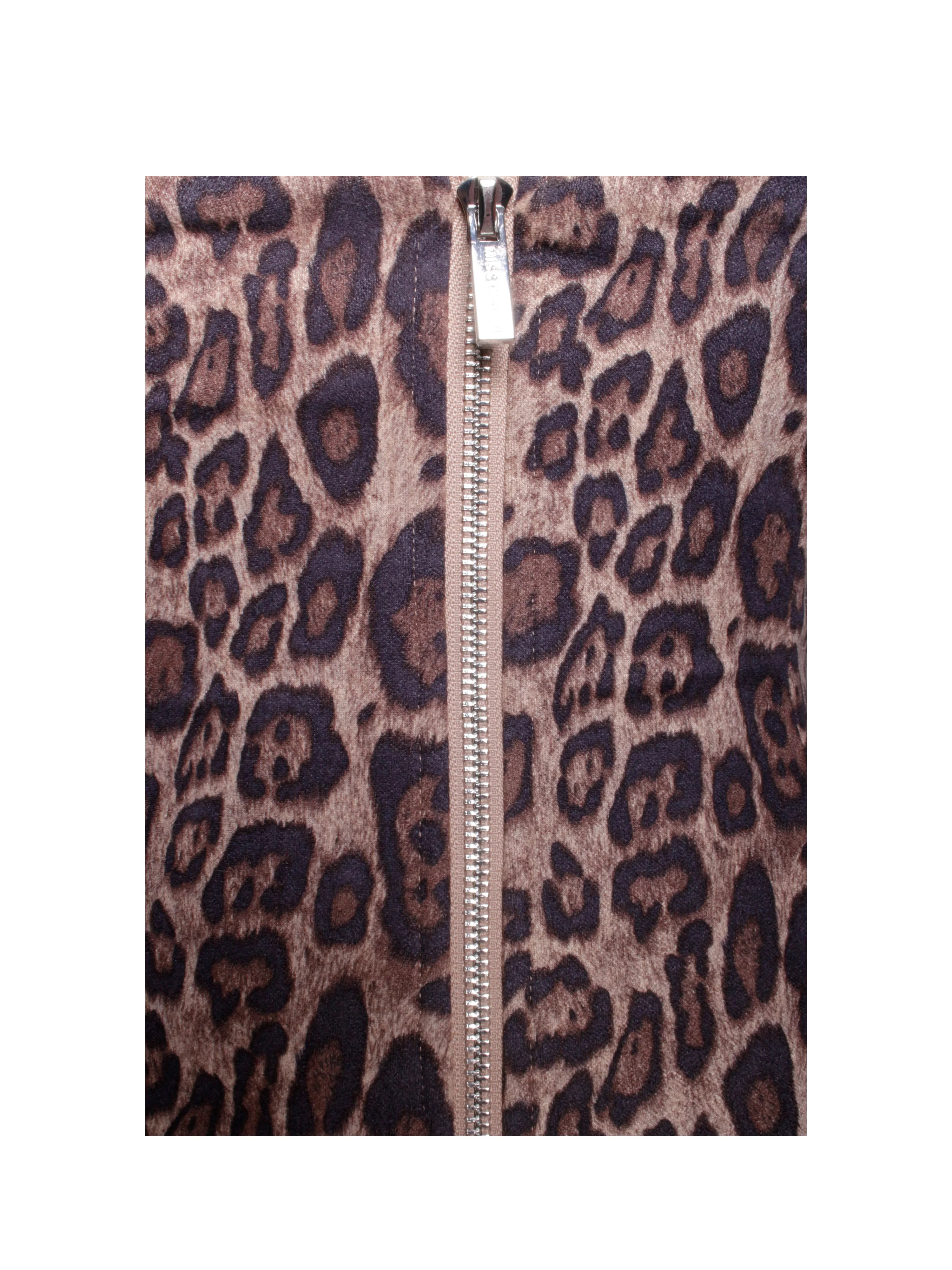 Qiara Cheetah Print Peplum Top with Lace Trim - Image 15