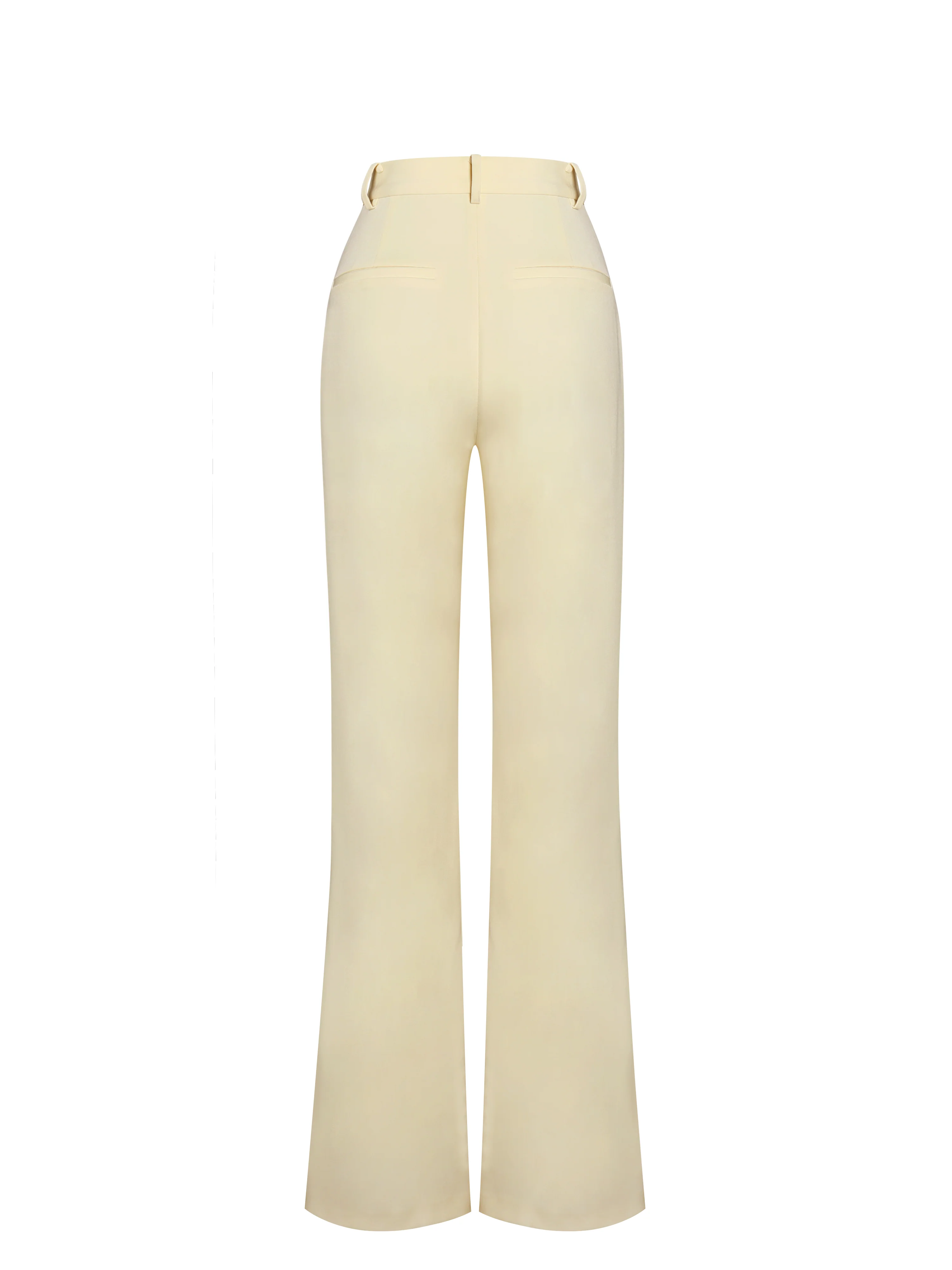 Quinnie Butter Yellow Slim Suit Pants - Image 8