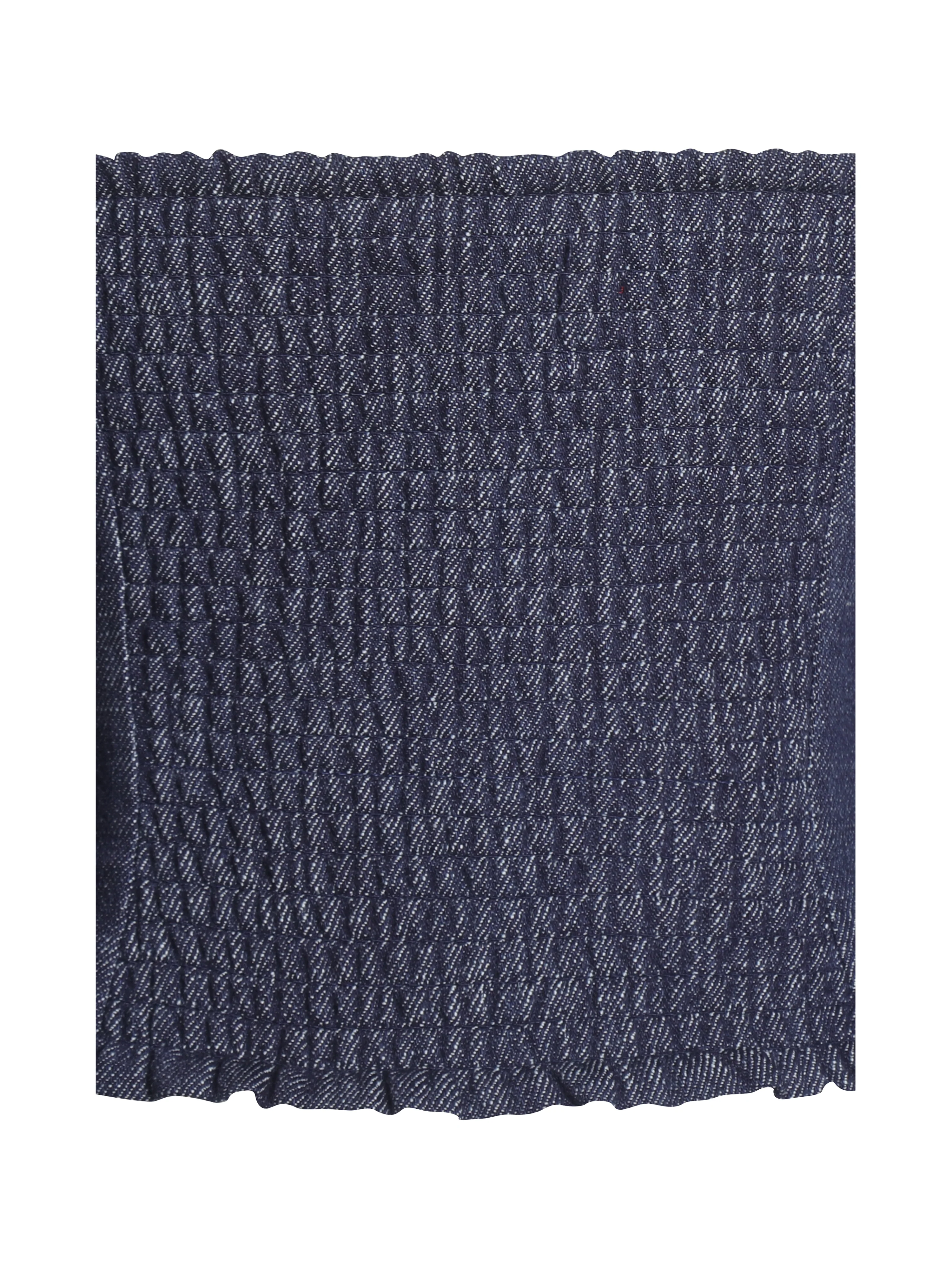 Rafaella Ruched Back Cotton Denim Suit Vest - Image 15