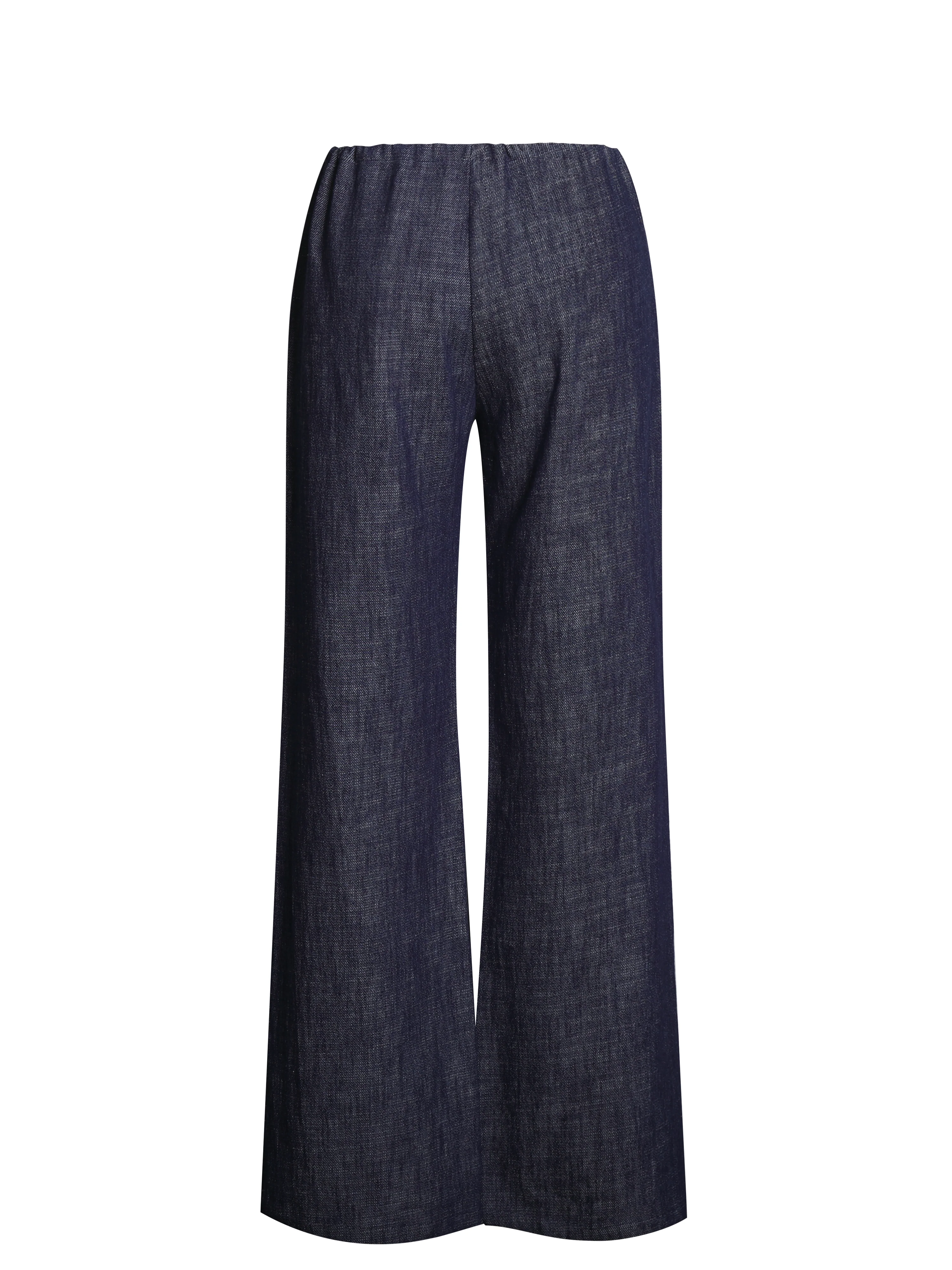 Raffaella Cotton Denim Straight Leg Pants - Image 10