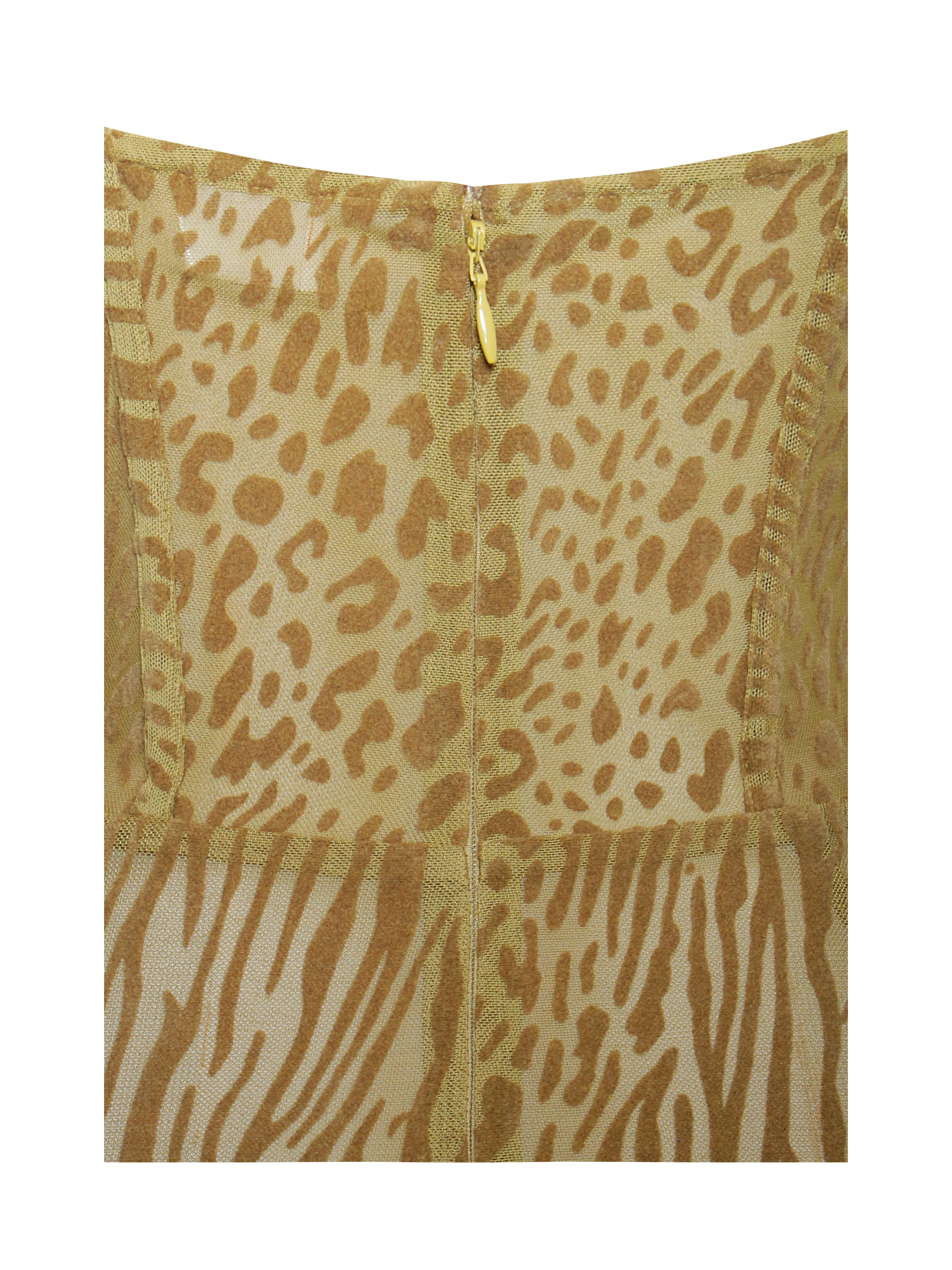 Ulani Gold Burnout Velvet Detail Mesh Maxi Dress - Image 18