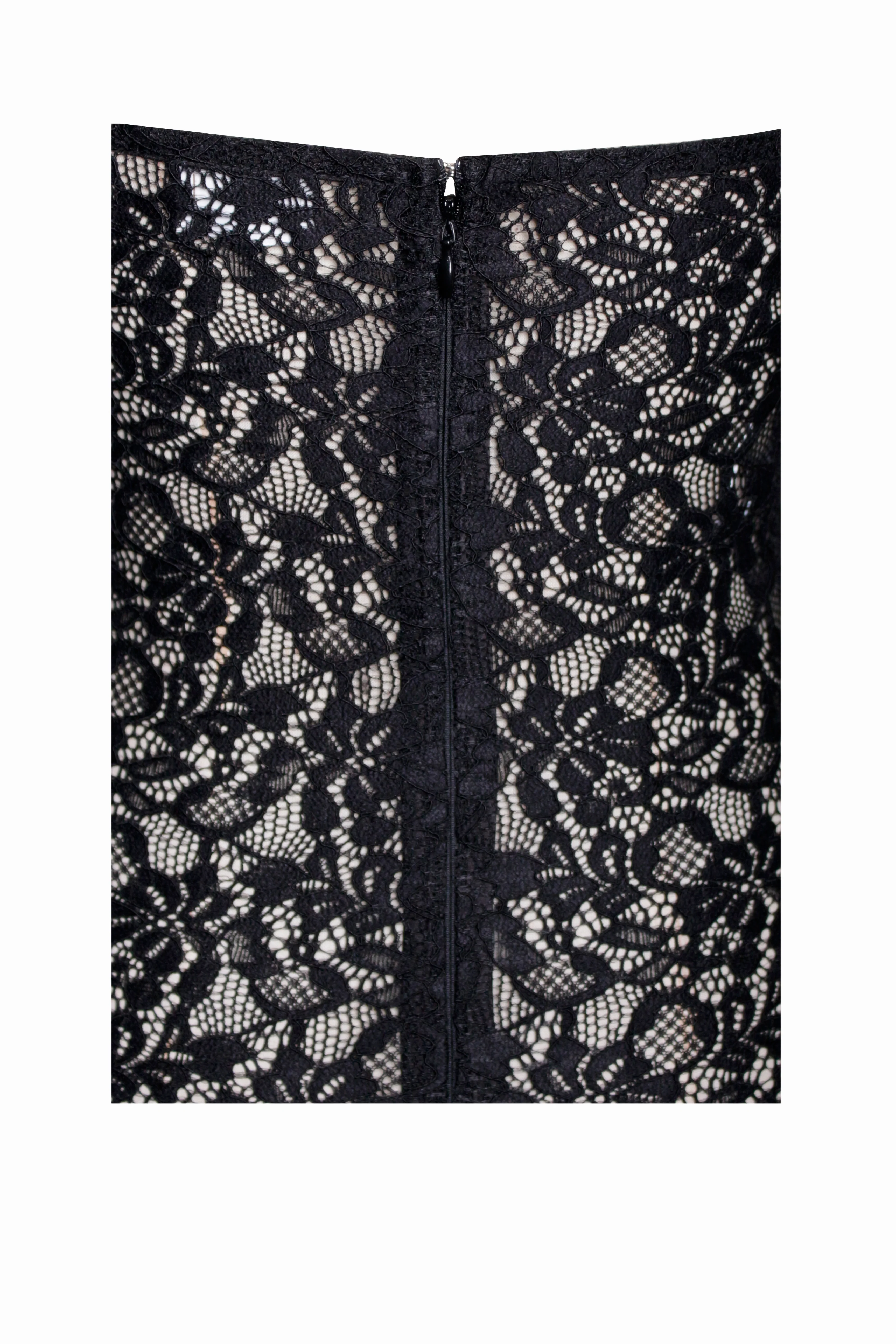 Veronica Black Lace Maxi Dress - Image 14