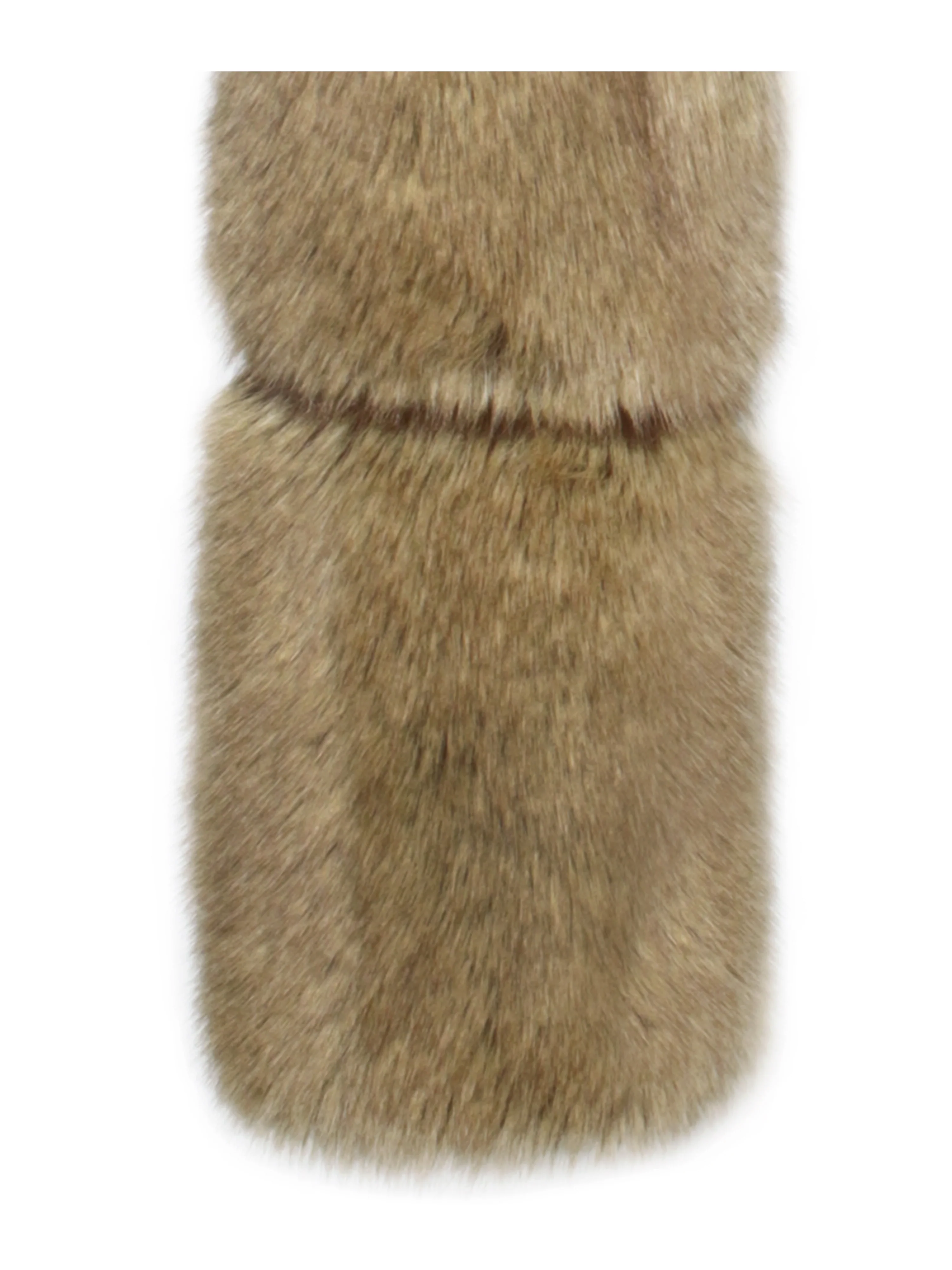 Yadavi Brown Vegan Fur Cropped Jacket - Image 22
