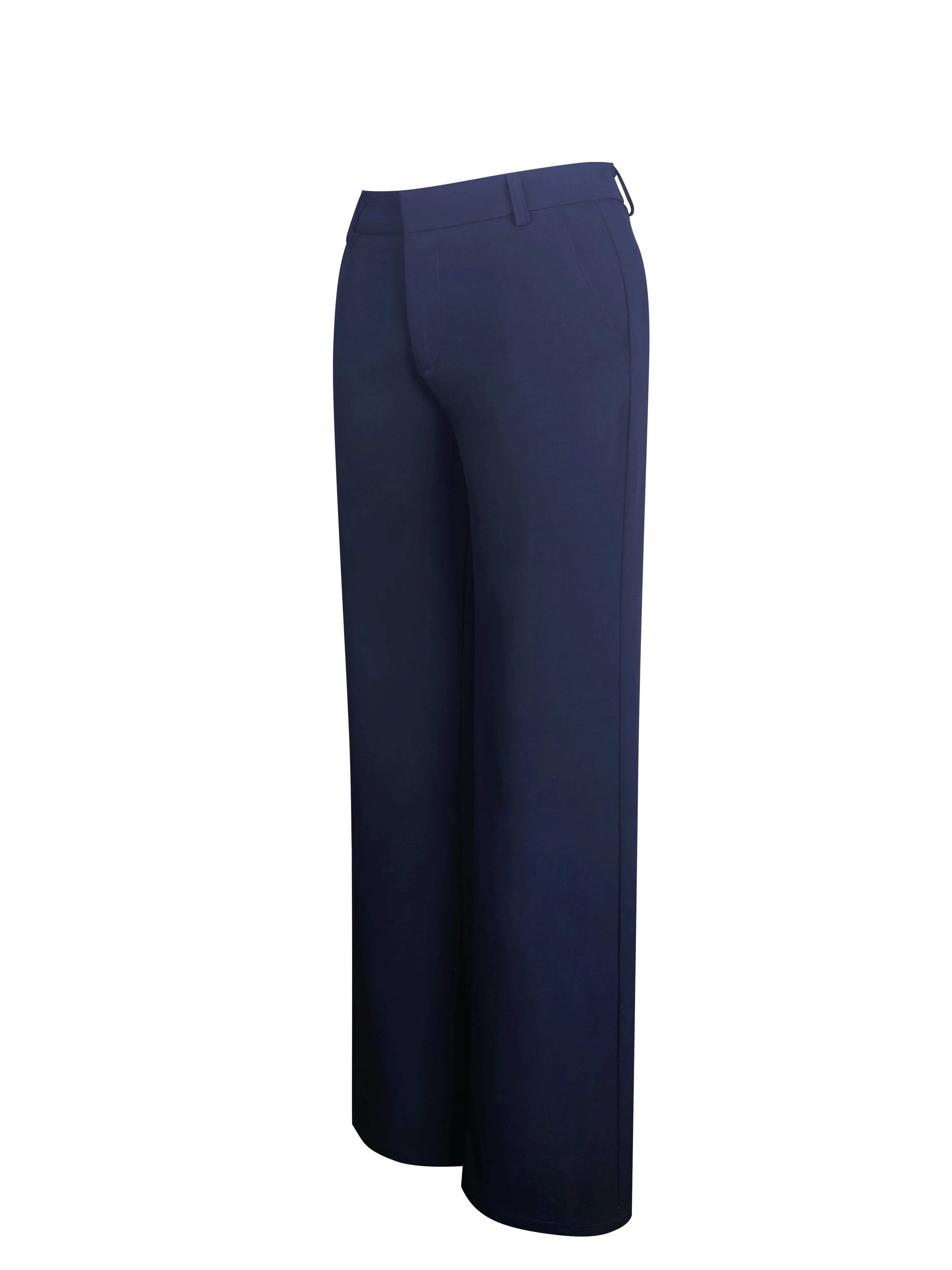 Yanin Navy Low-Rise Straight Leg Pants - Image 10