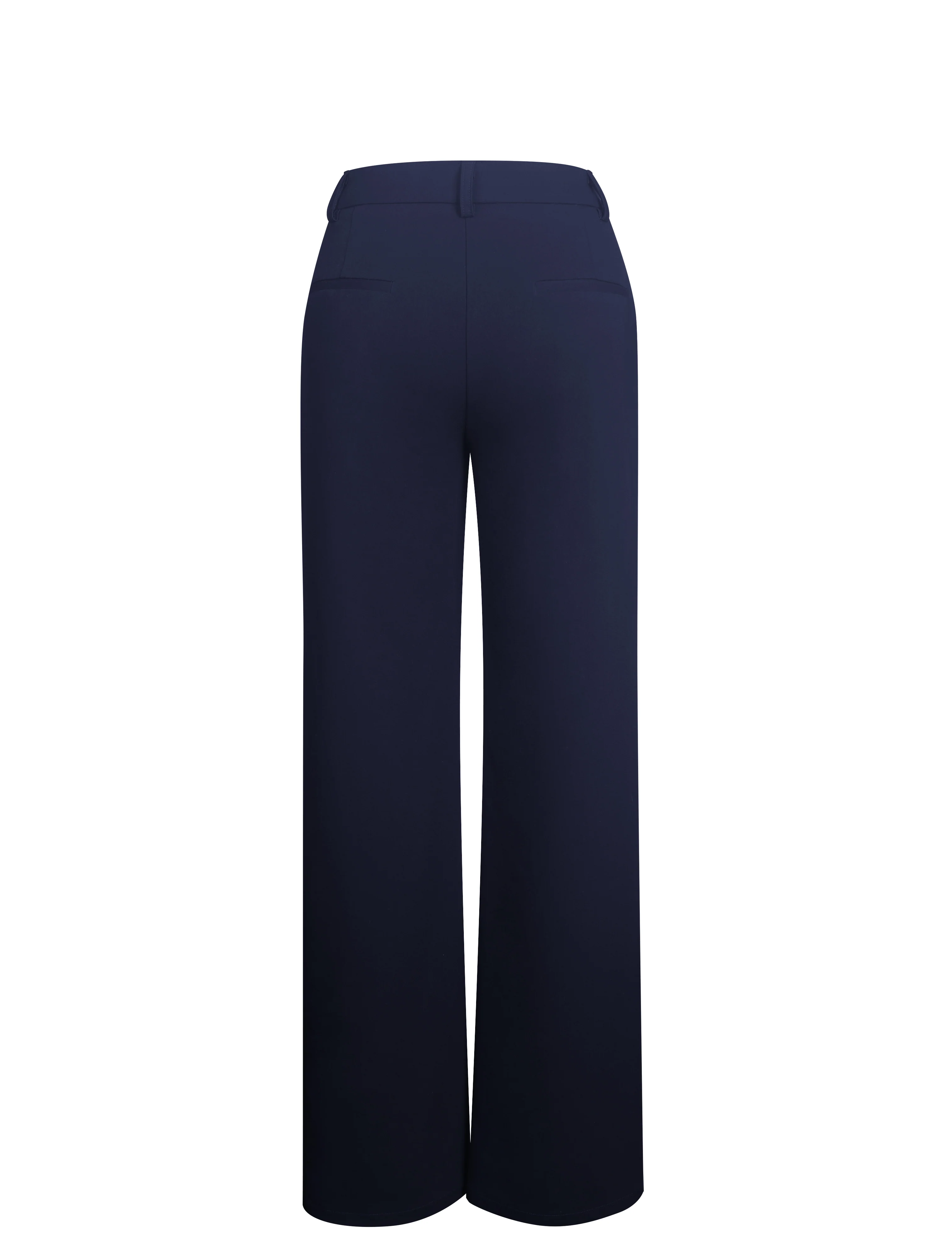 Yanin Navy Low-Rise Straight Leg Pants - Image 11