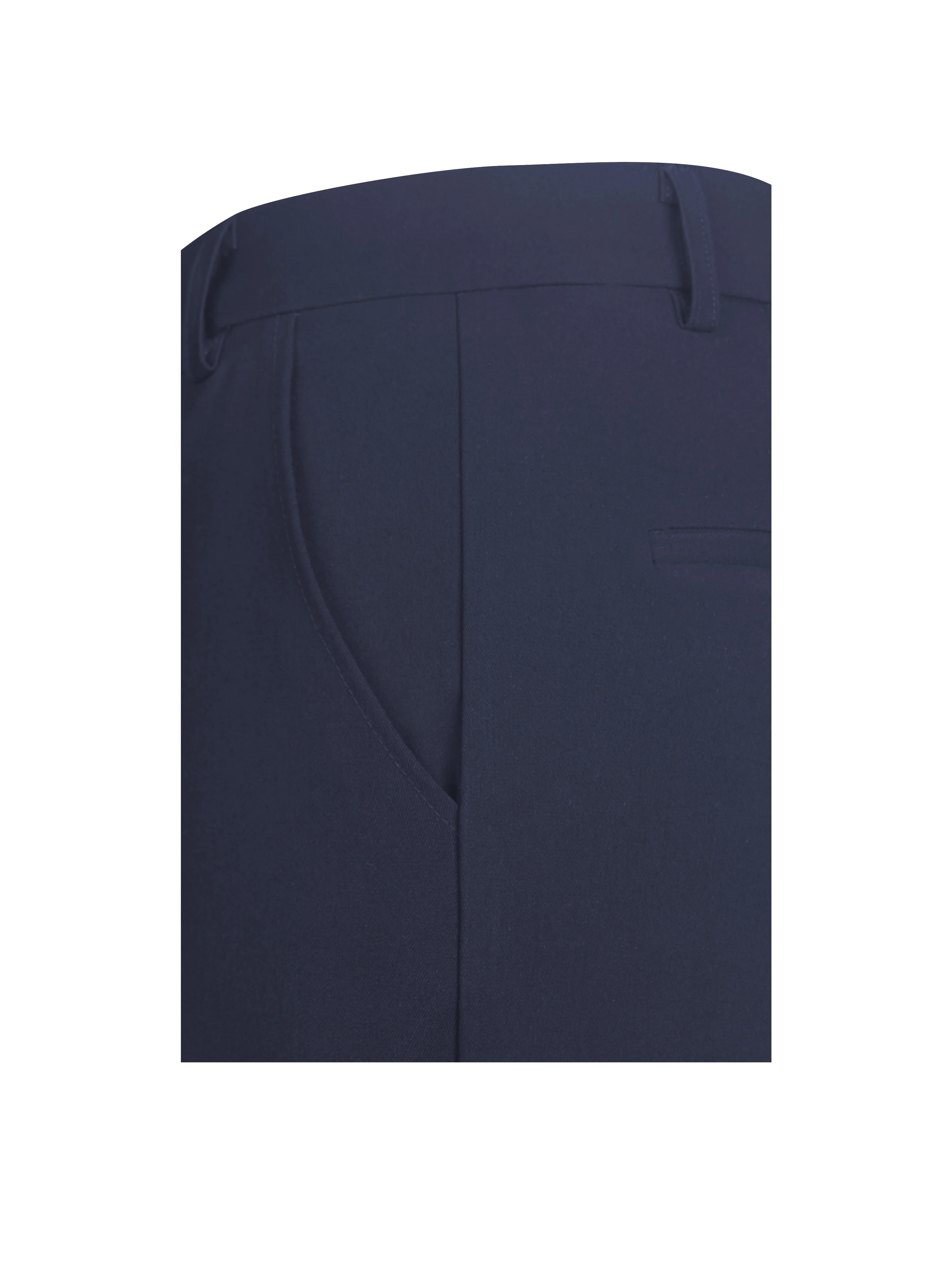 Yanin Navy Low-Rise Straight Leg Pants - Image 13
