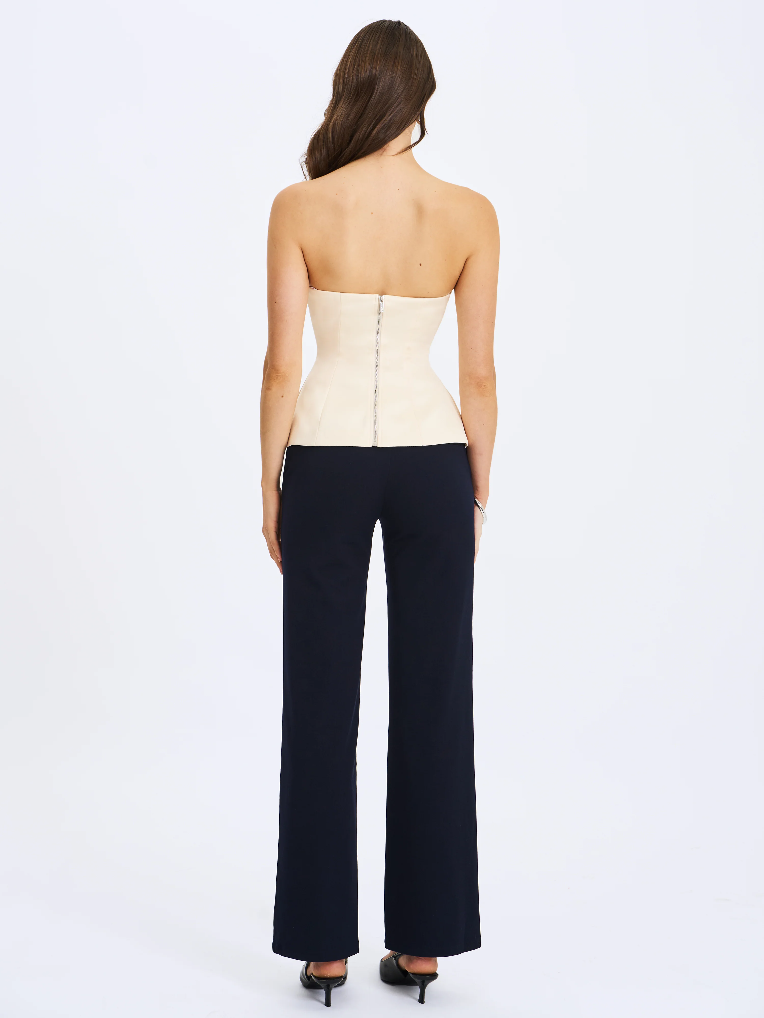 Yanin Navy Low-Rise Straight Leg Pants - Image 8