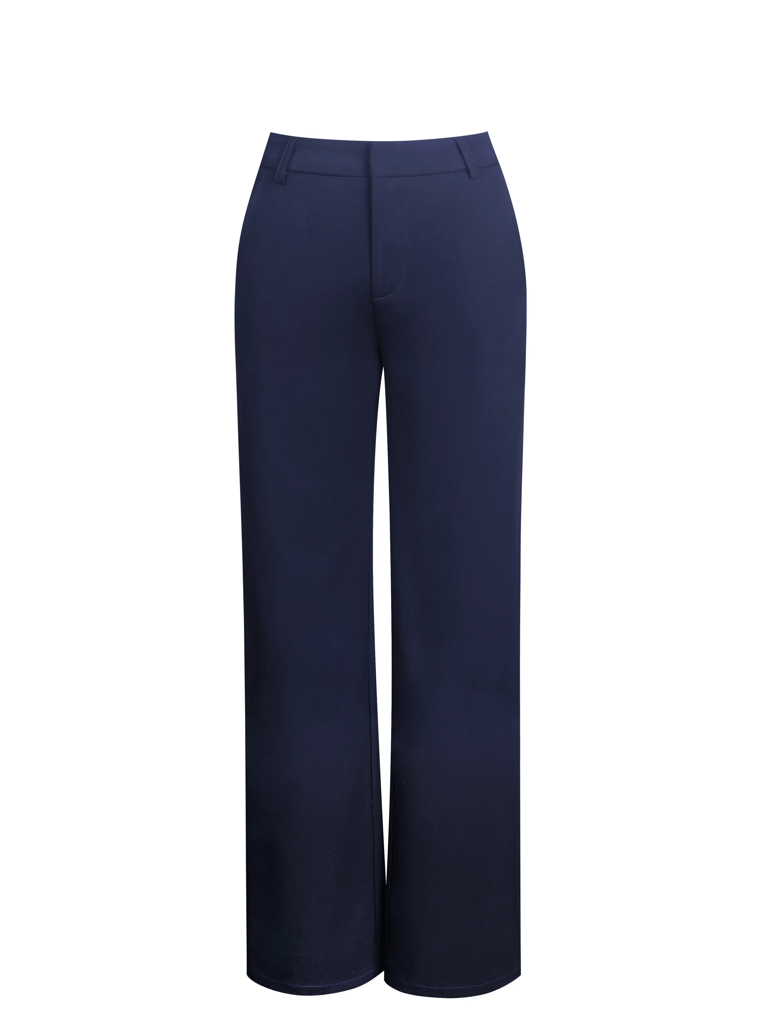 Yanin Navy Low-Rise Straight Leg Pants - Image 9